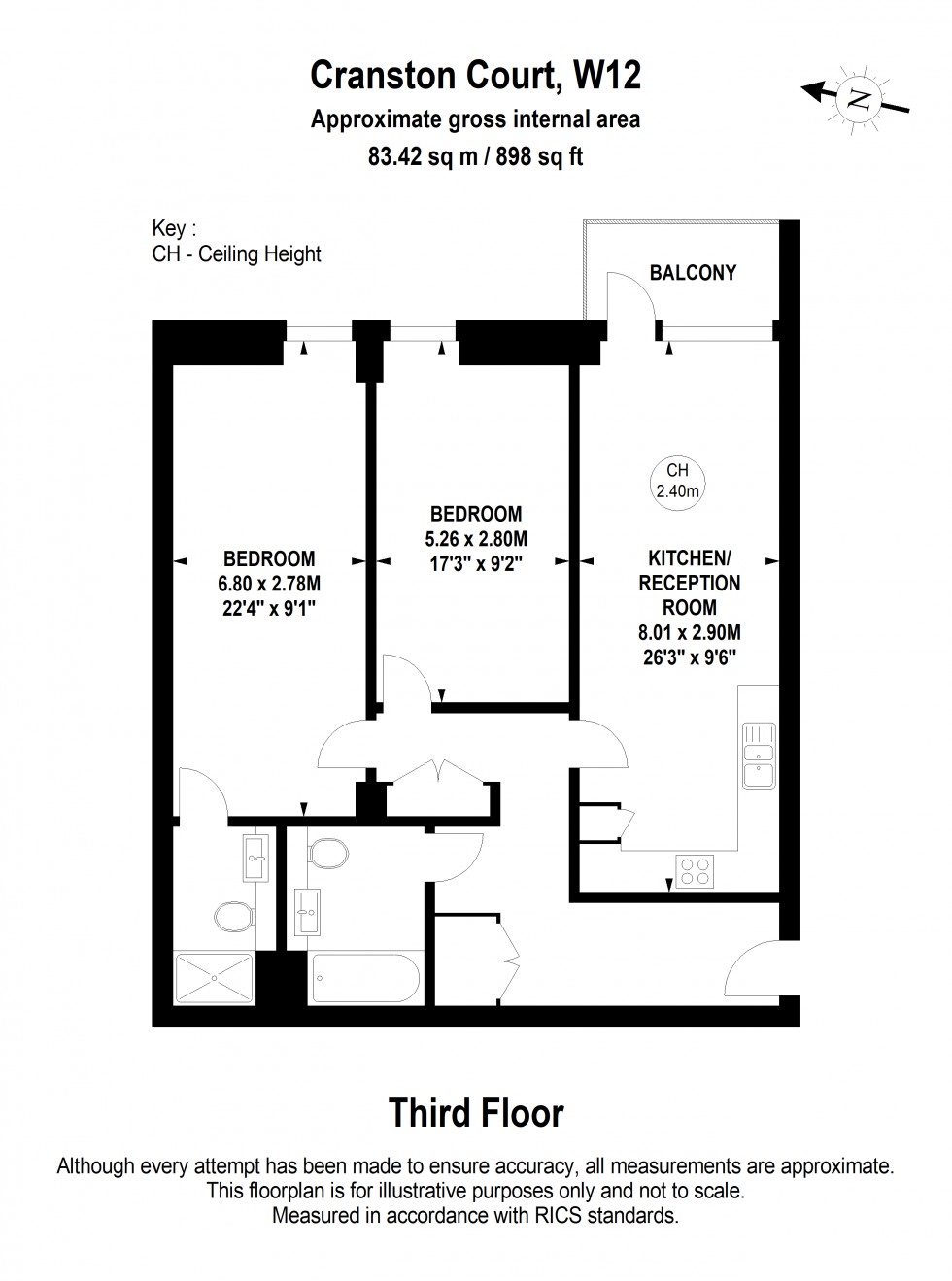 Floorplan for Bloemfontein Road, 56 Bloemfontein Road, London